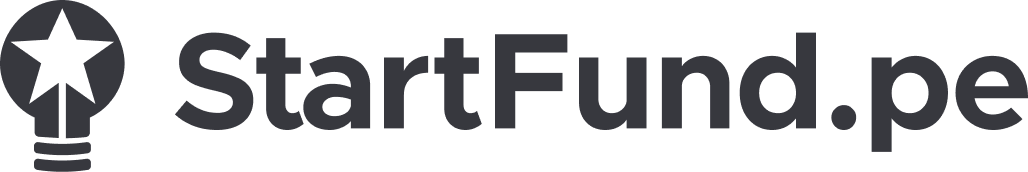 Logo StartFund.pe horizontal negro